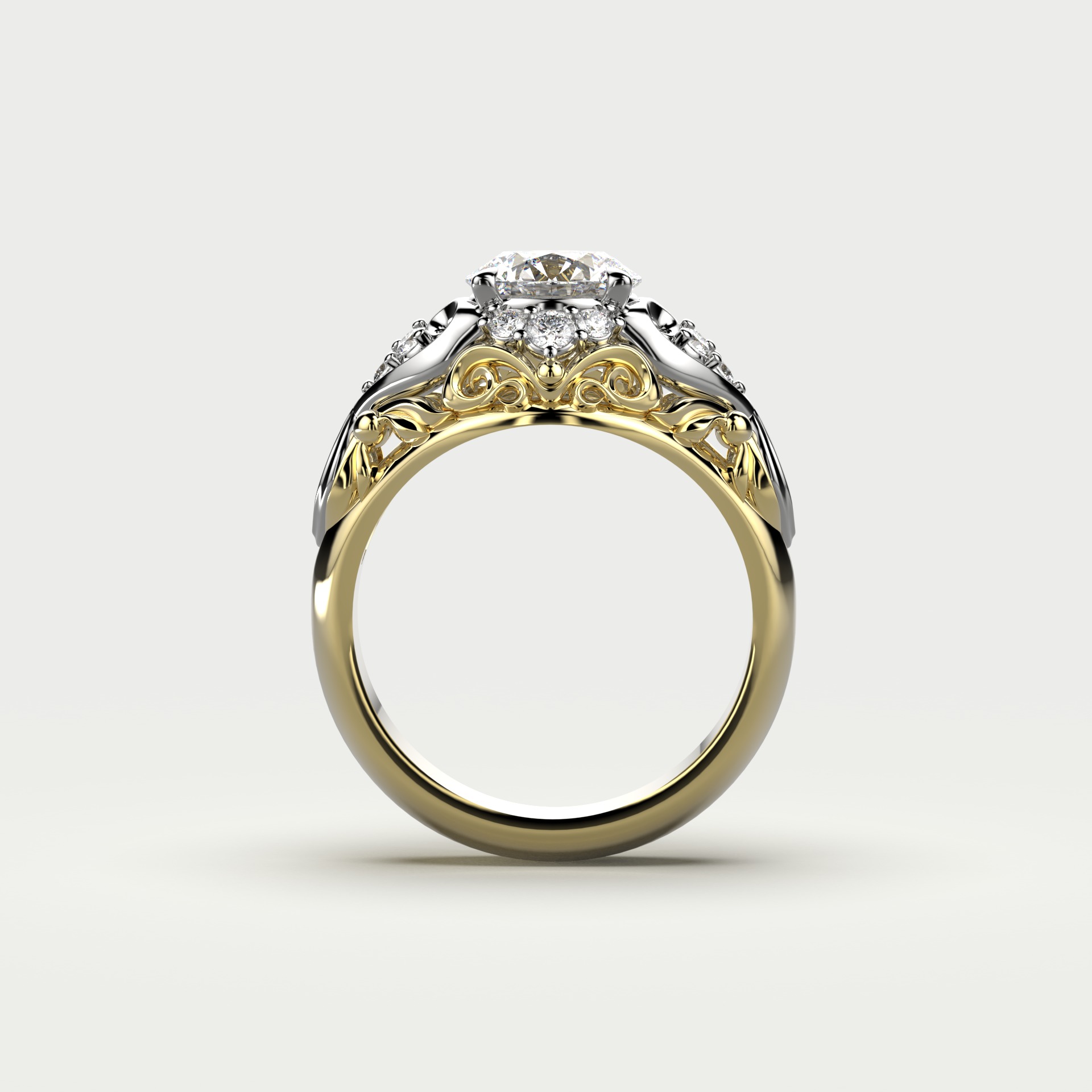Diamond Ring 51 3D print model_2