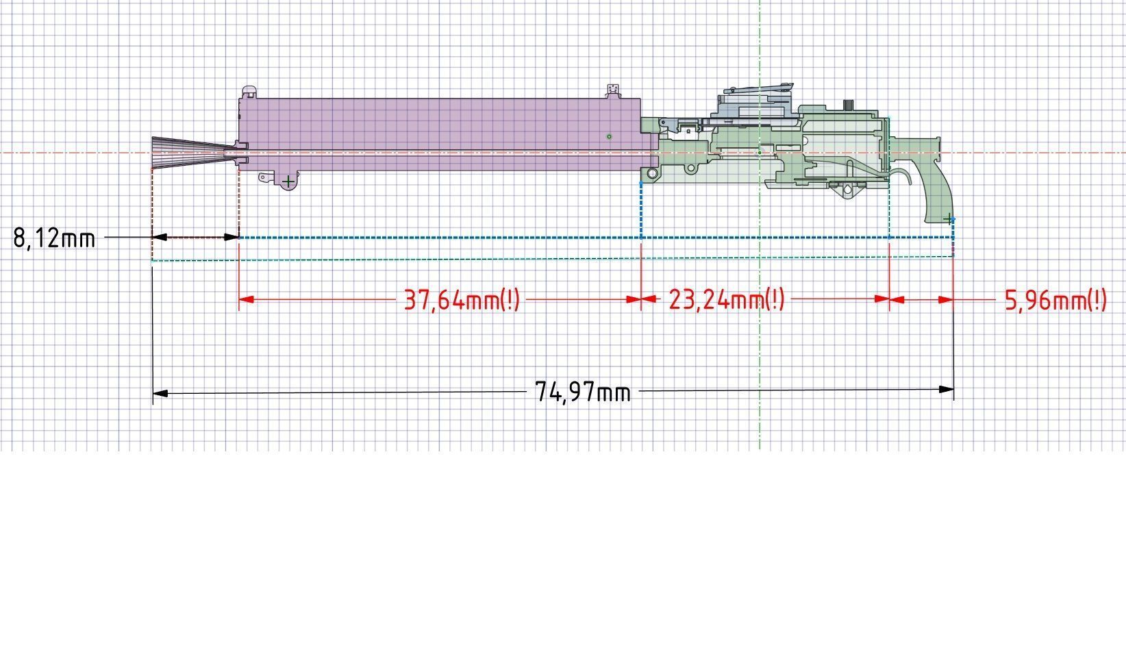 Polish WW2 machine gun CKM wz30 3D print model_2