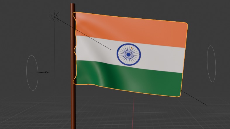 Country National 3D Flags Low-poly 3D model_1