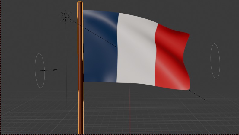 Country National 3D Flags Low-poly 3D model_3
