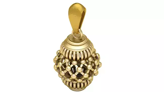 FORTUNE STYLE PENDANT 3D PRINTABLE MODEL