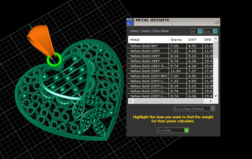 PRECIOUS DESIGN HEART PENDANT 3D PRINTABLE MODEL 3D print model_3