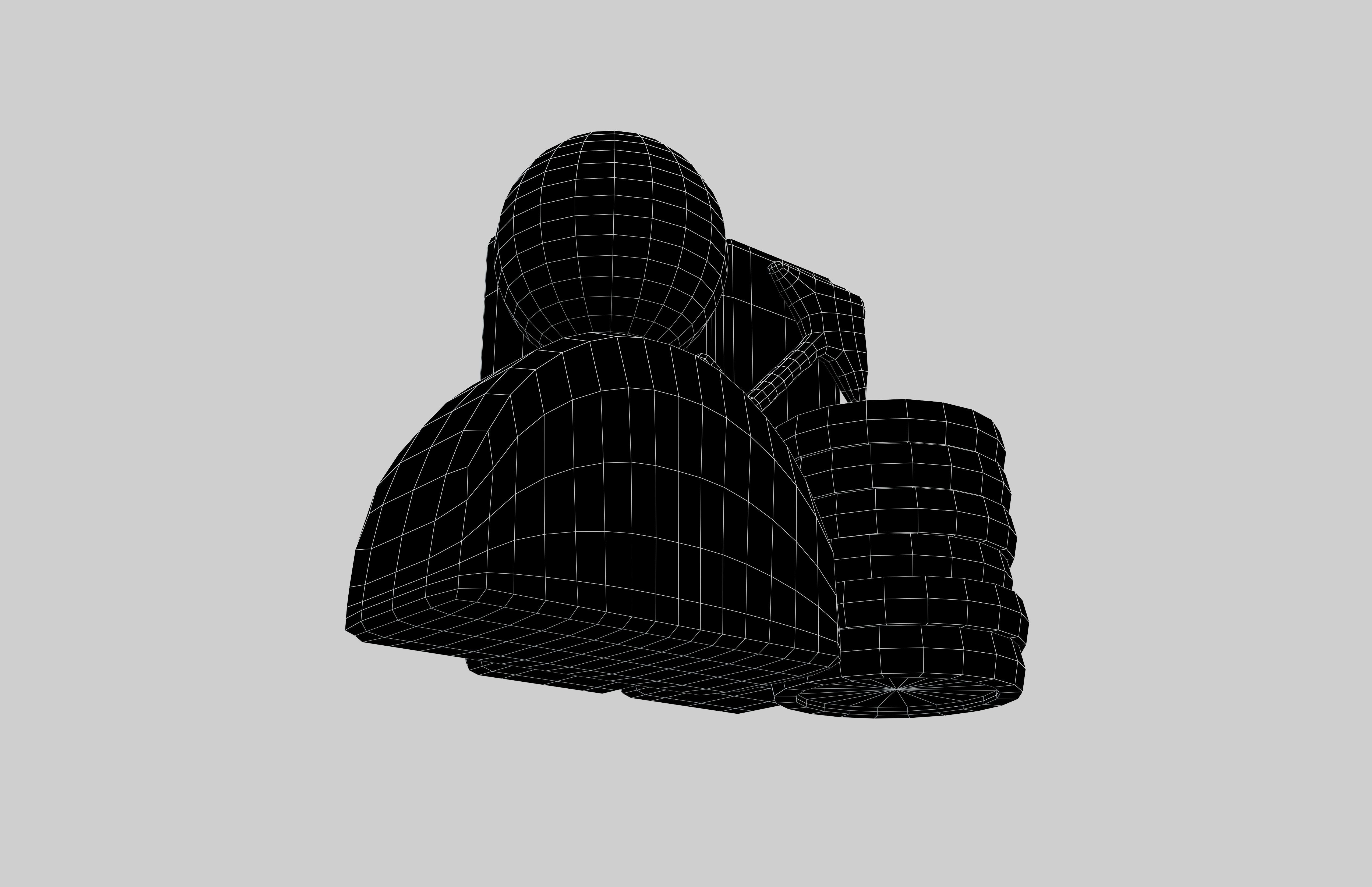 Salary Increase Icon v1 002 Low-poly 3D model_7