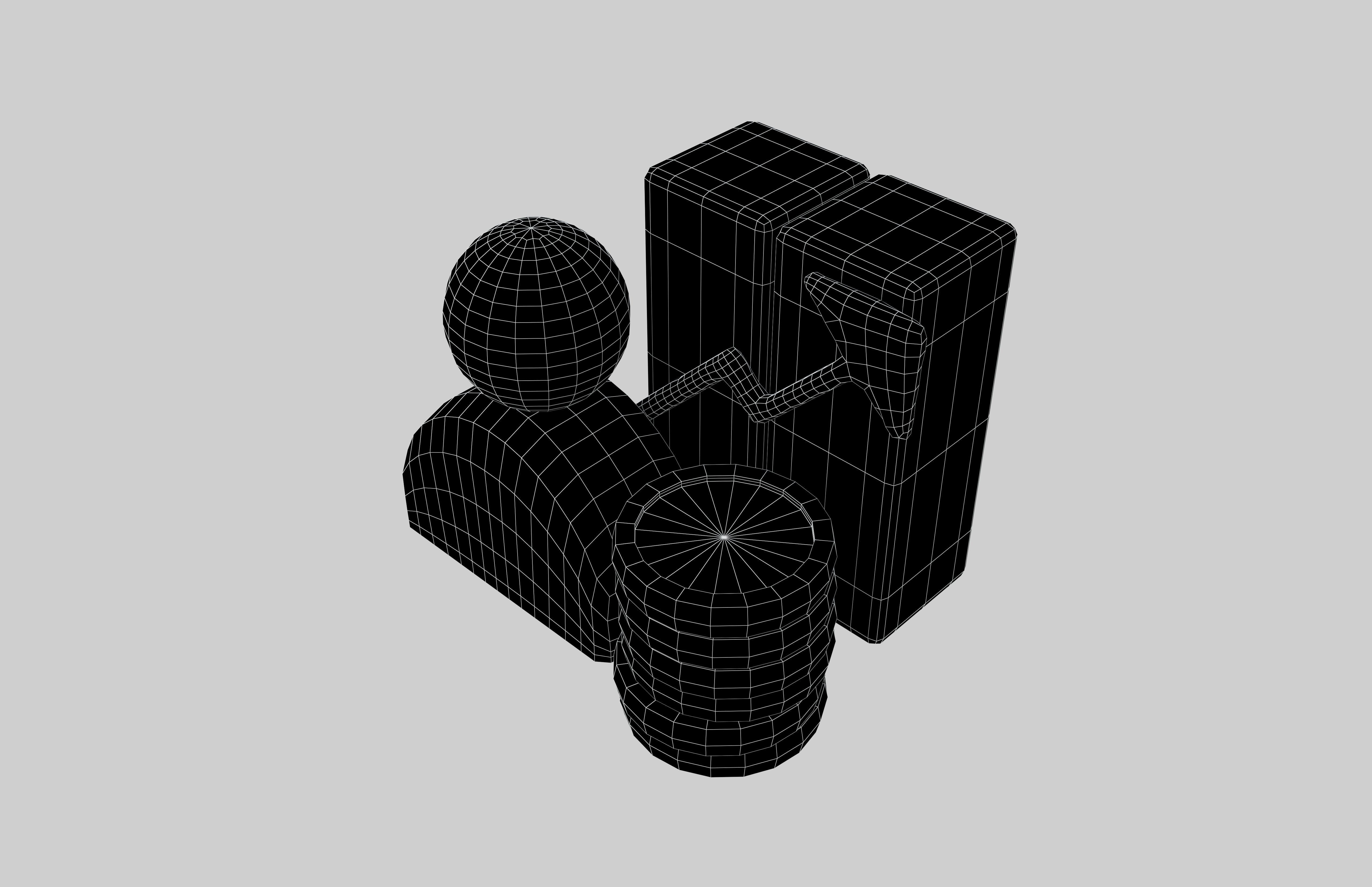 Salary Increase Icon v1 002 Low-poly 3D model_6