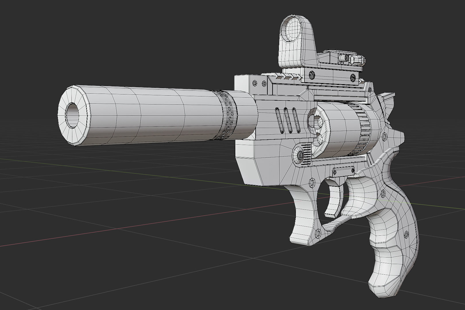 a Gun 3D model_6