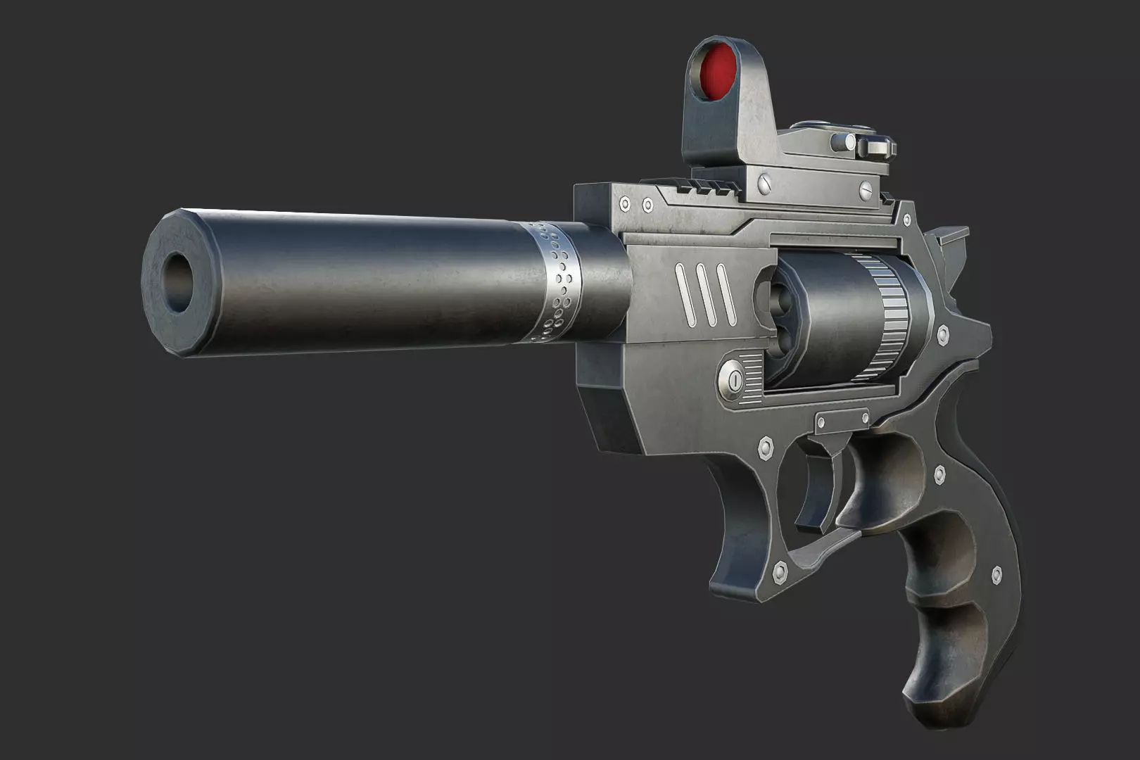 a Gun 3D model_0