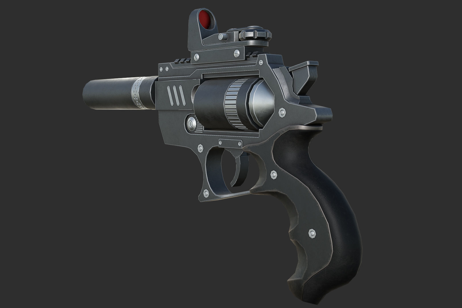 a Gun 3D model_4