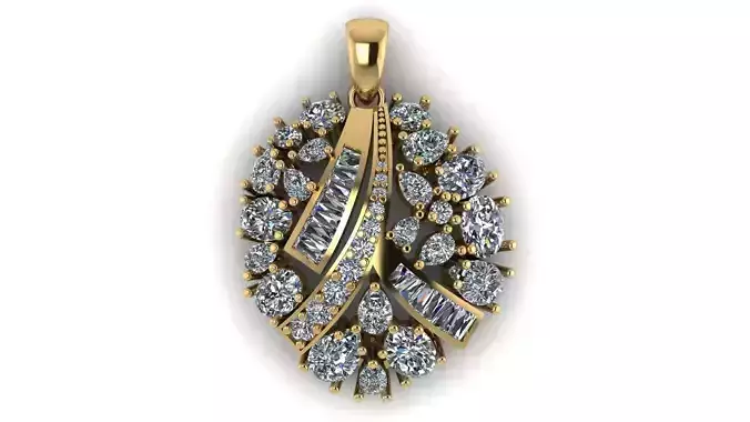 LUXURY MOJITO PENDANT 3D PRINTABLE MODEL