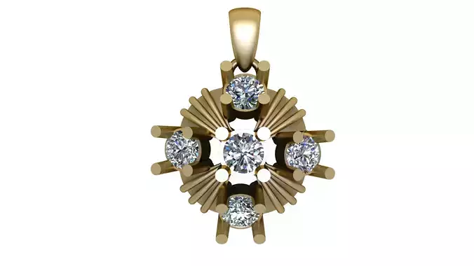 VANDANA GEMS PENDANT 3D PRINTABLE MODEL