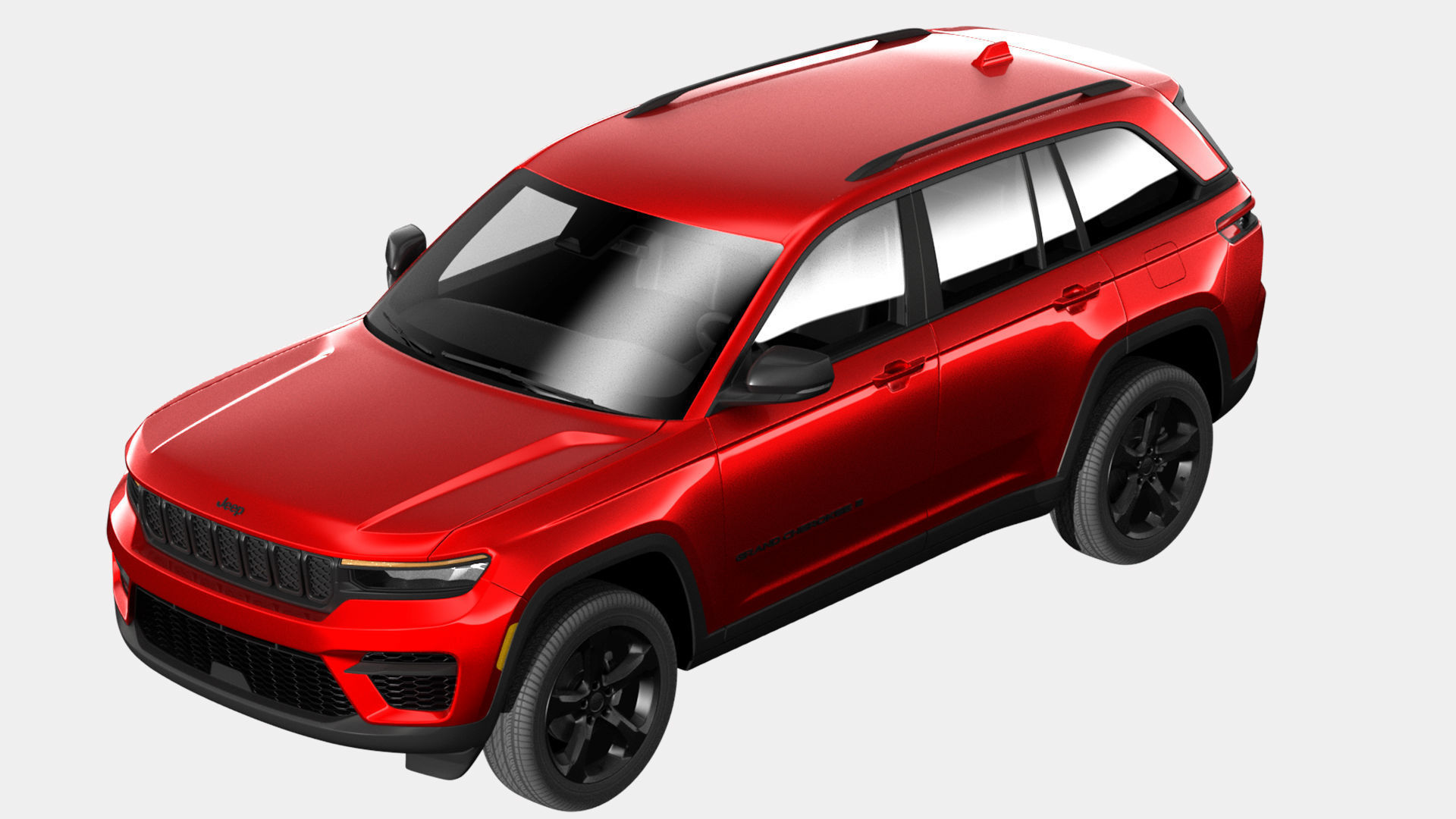 Jeep grand cherokee 2023  Low-poly 3D model_4