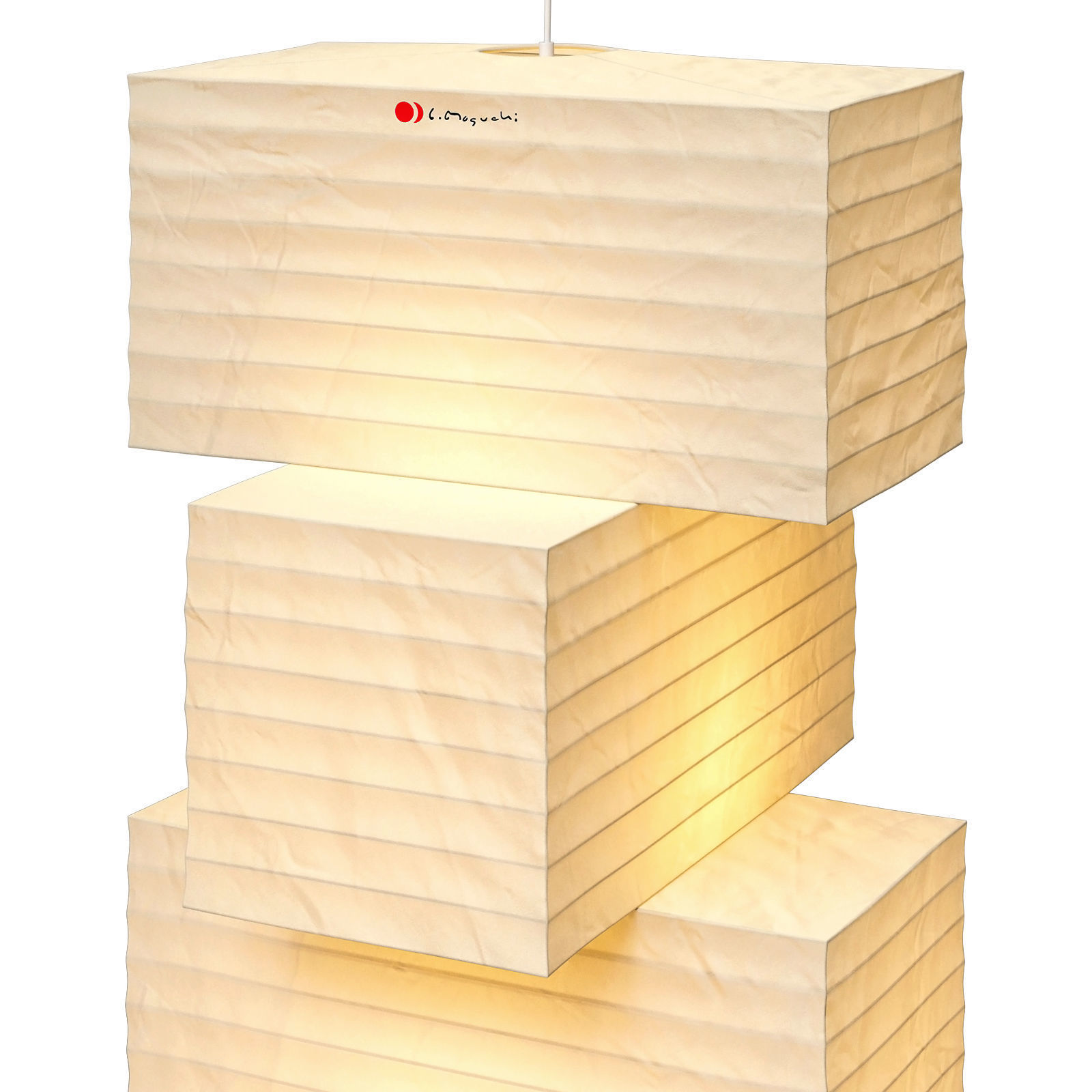 Akari 36N pendant light 3D model_5