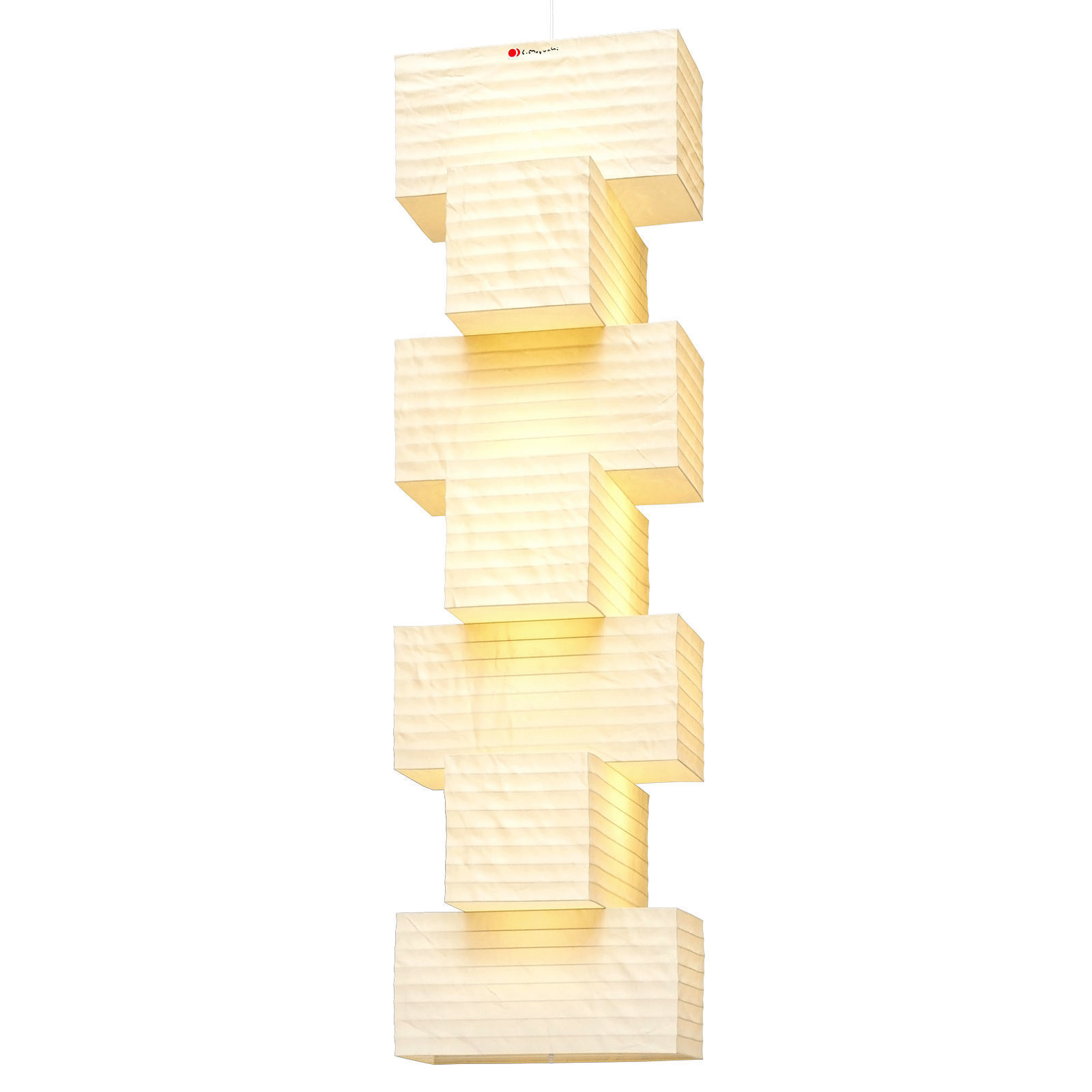 Akari 36N pendant light 3D model_1