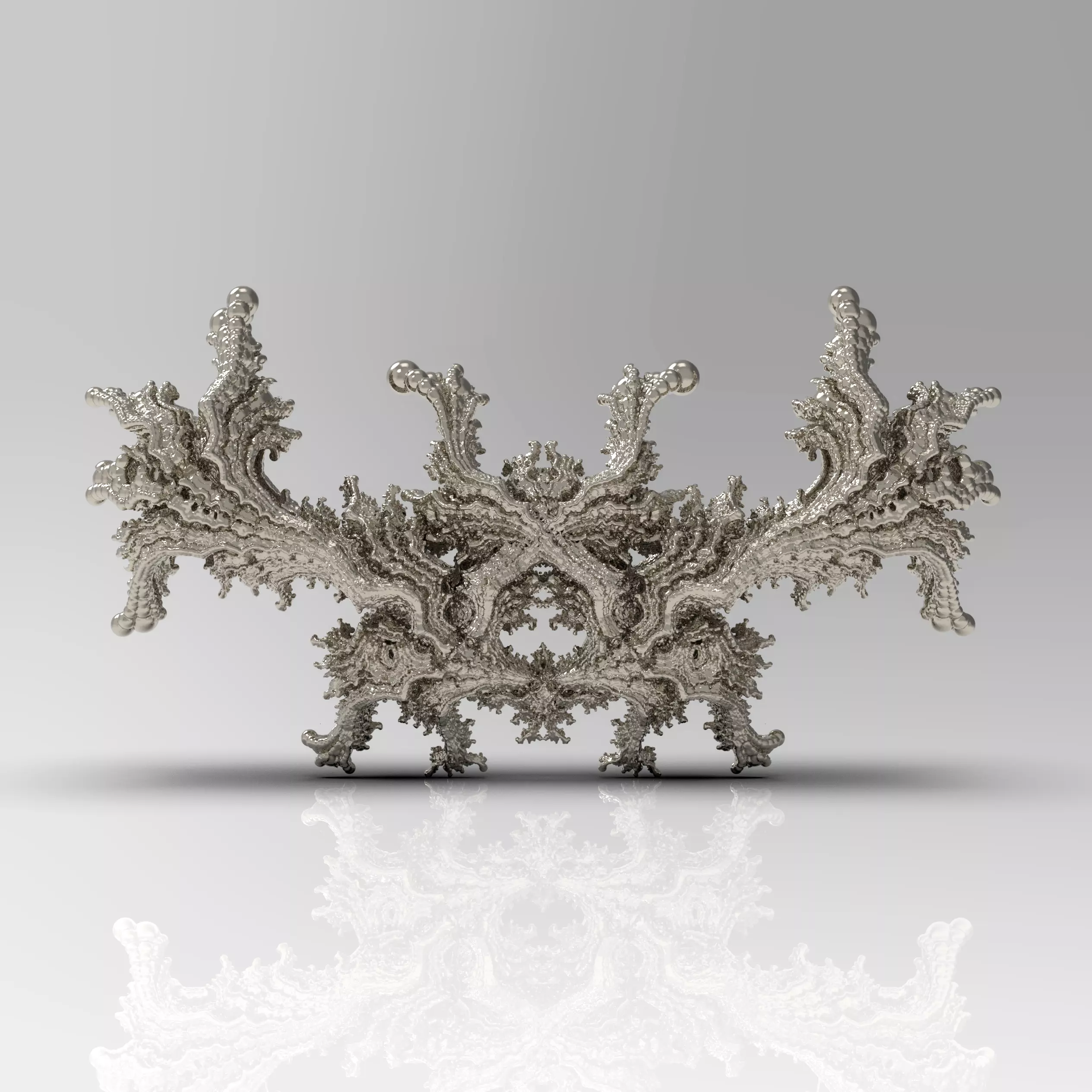 Fractal Kleina - 2 Fold Symmetry 3D print model_0