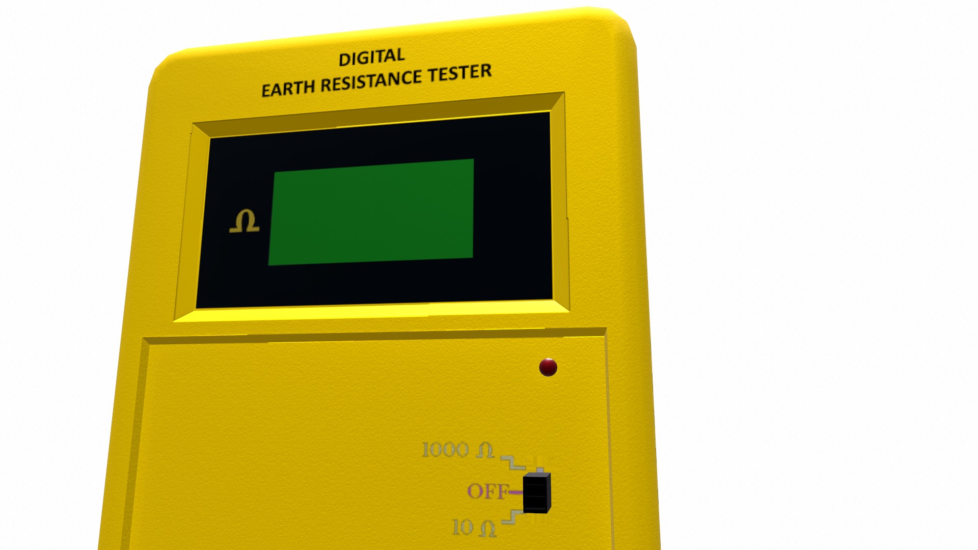 Digital Earth Resistance Tester Low Poly Low-poly 3D model_11
