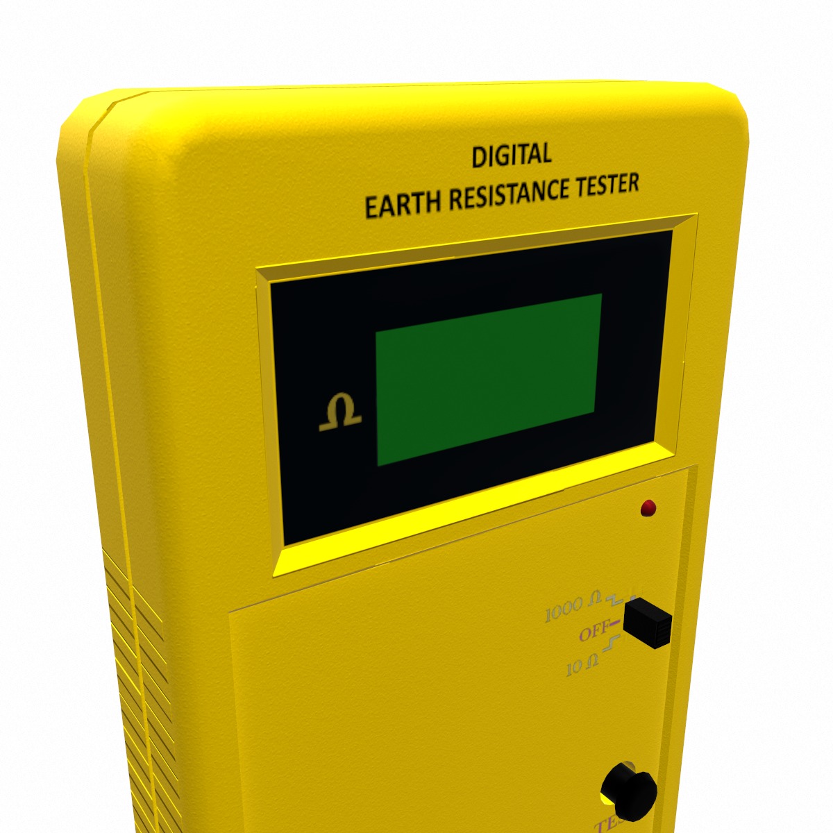 Digital Earth Resistance Tester Low Poly Low-poly 3D model_4
