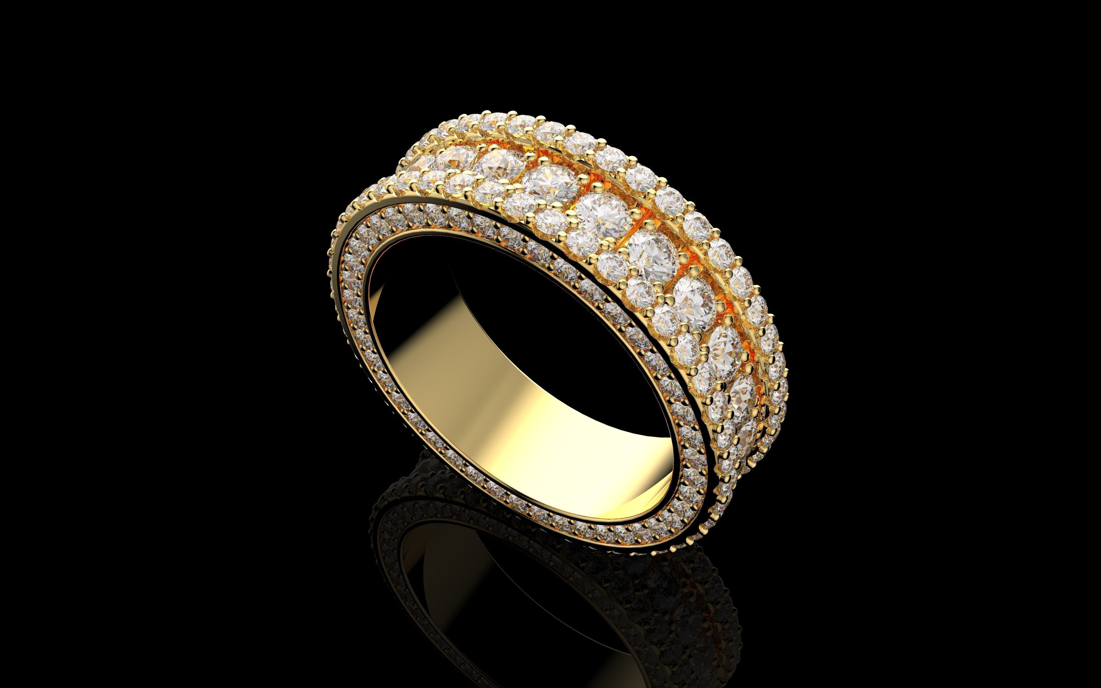 Gold N1207 3D print model_3