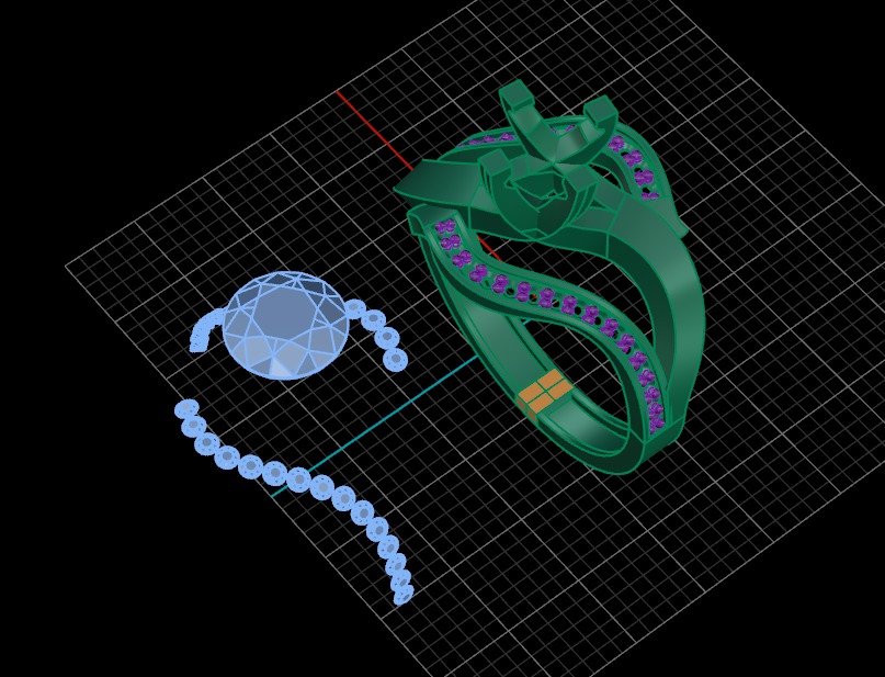jewelry ring 174 3D print model_6