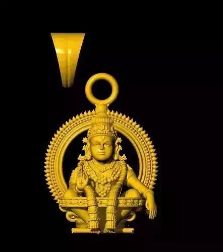 3d god ayappa 3D print model