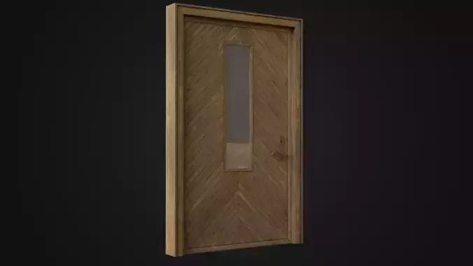 Old Dirty Wooden Door 04