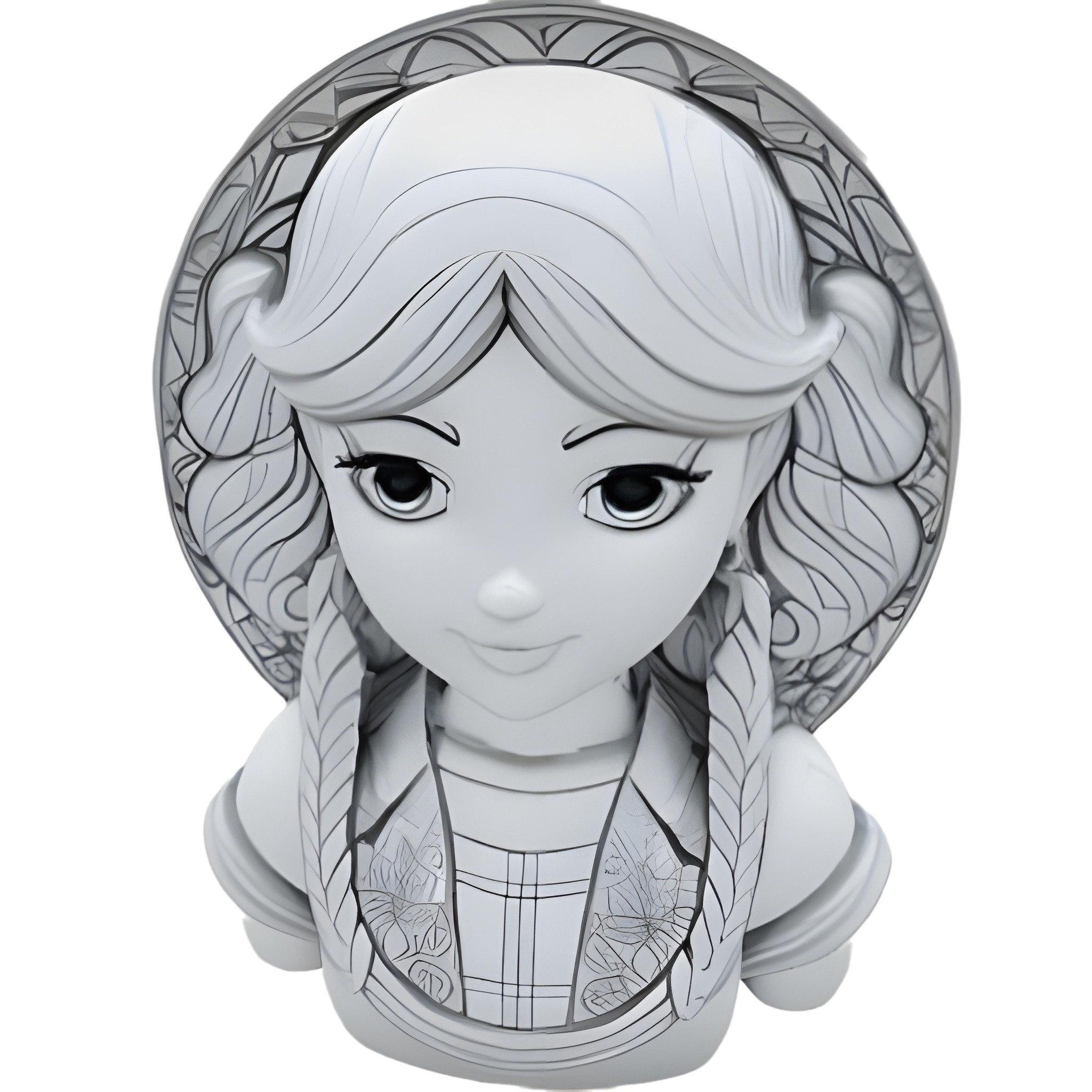Charming Character Busts Collection 3D print model_4