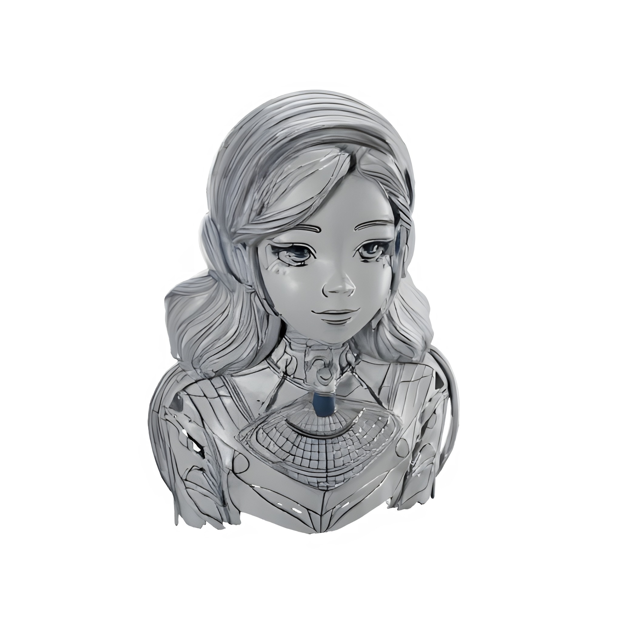 Charming Character Busts Collection 3D print model_2