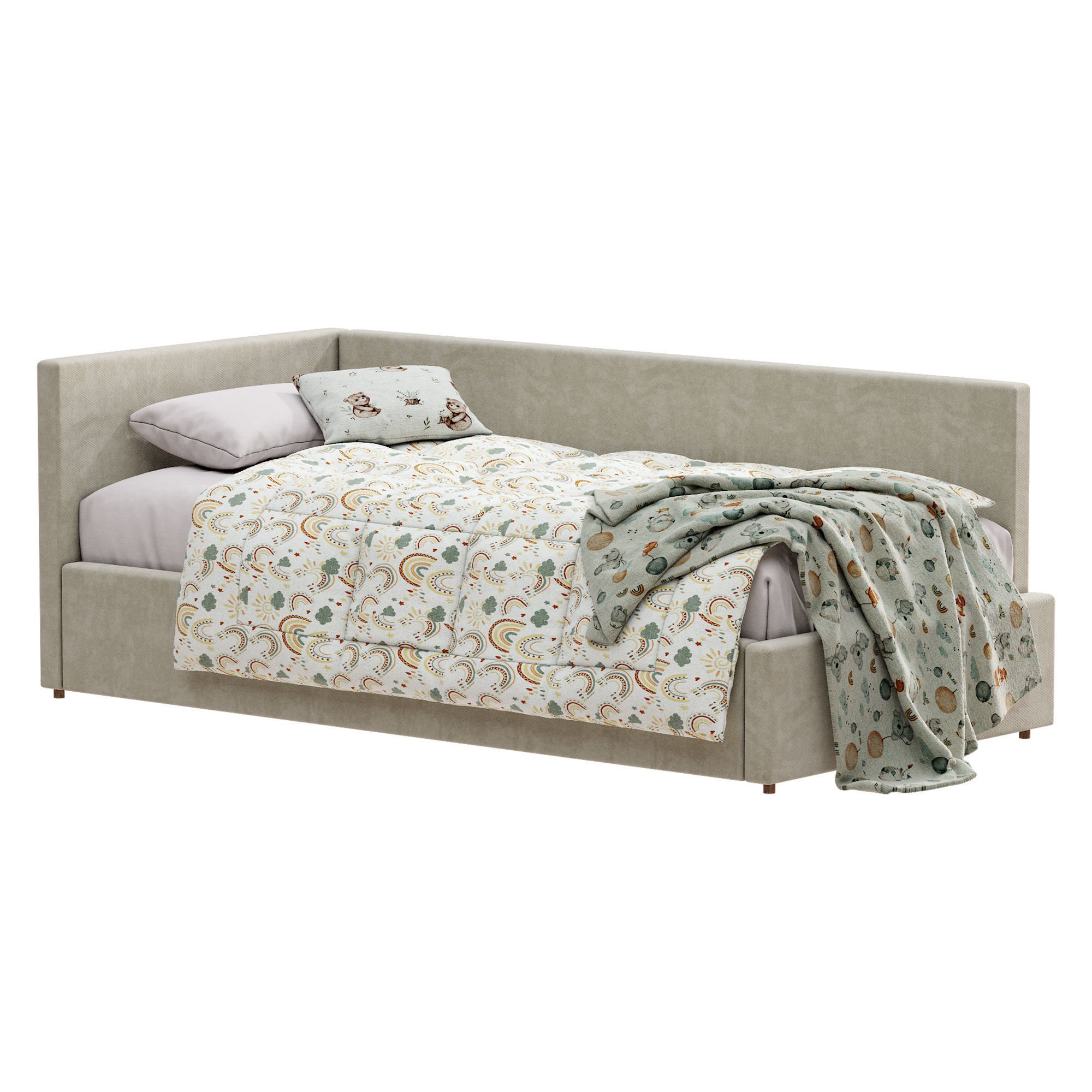 Bed Mercury 3D model_2