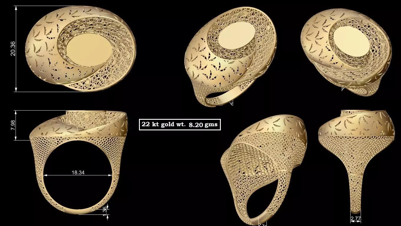 TURKEY RING 3D print model Free 3D print model