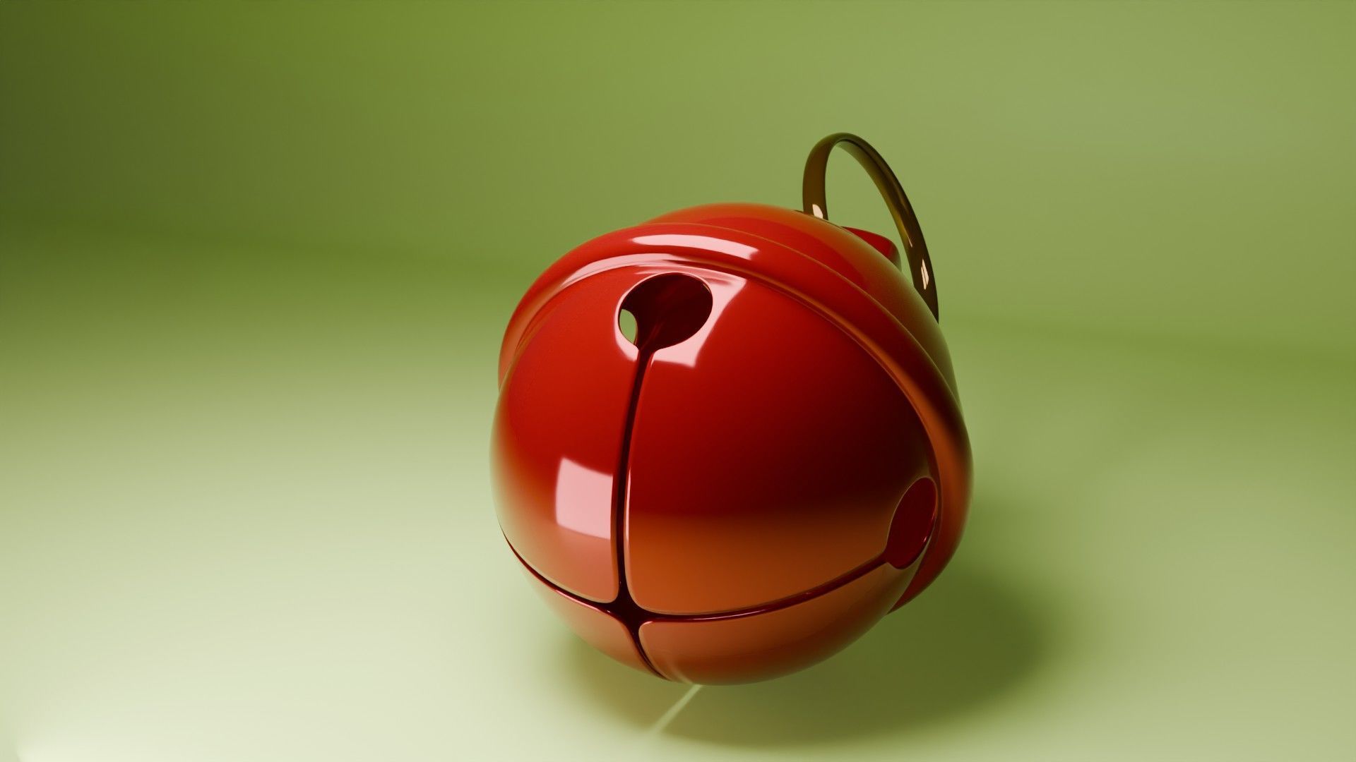 Christmas Jingle Bell 3D Model 3D model_1