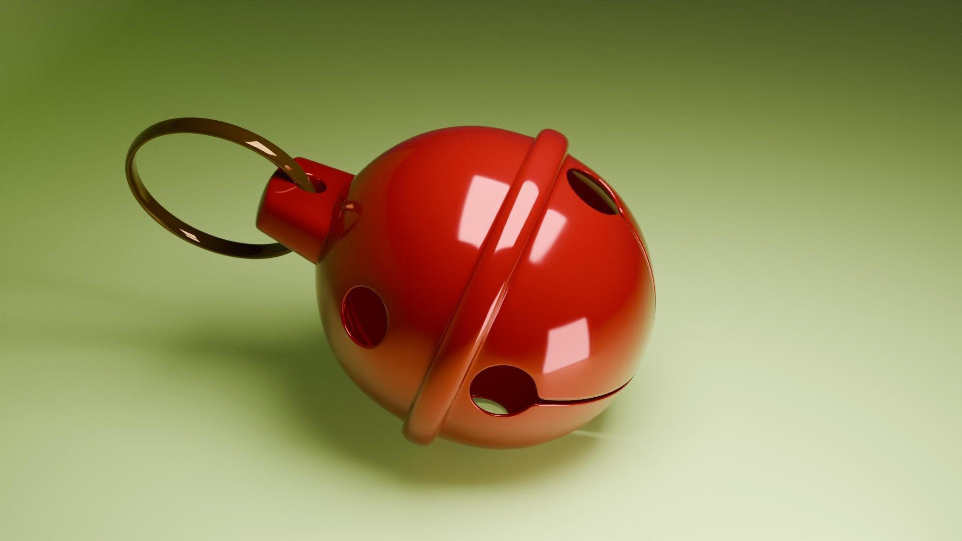 Christmas Jingle Bell 3D Model 3D model_2