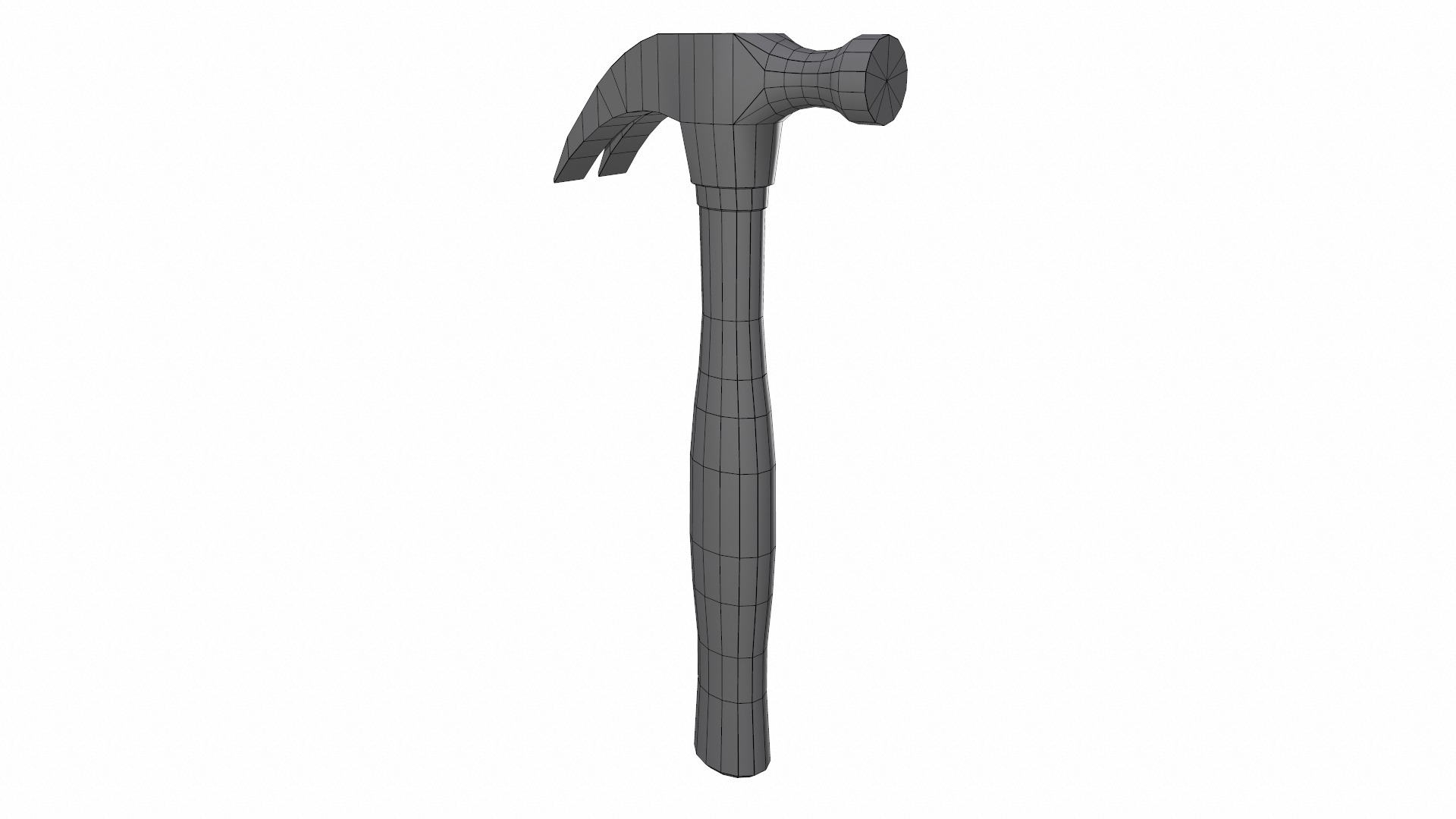 Hammer Low Poly  Low-poly 3D model_17