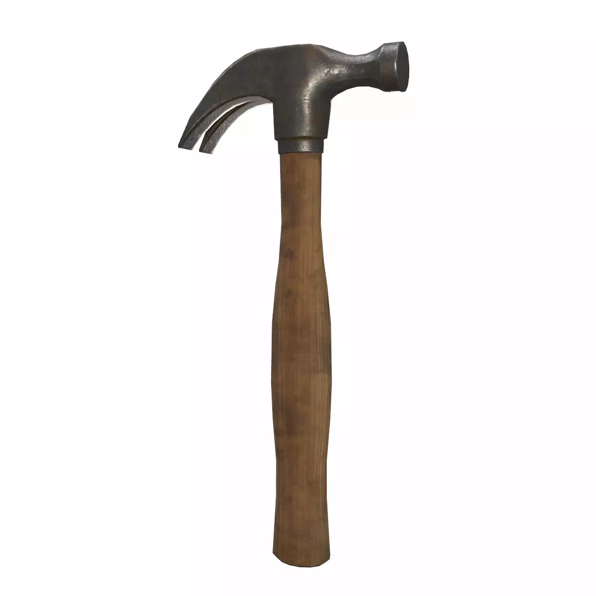 Hammer Low Poly  Low-poly 3D model_0