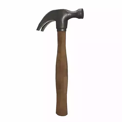 Hammer Low Poly  Low-poly 3D model