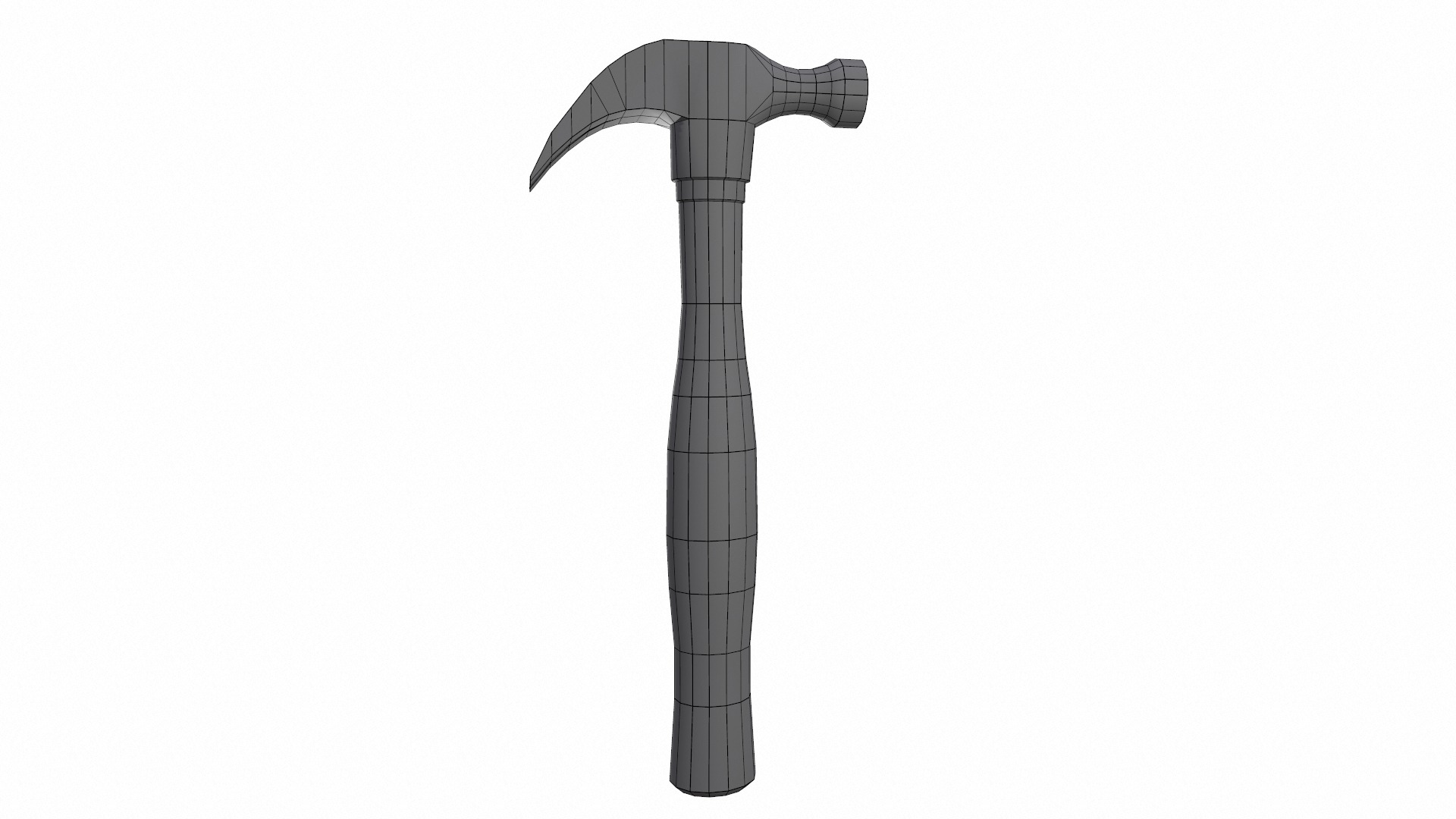 Hammer Low Poly  Low-poly 3D model_16