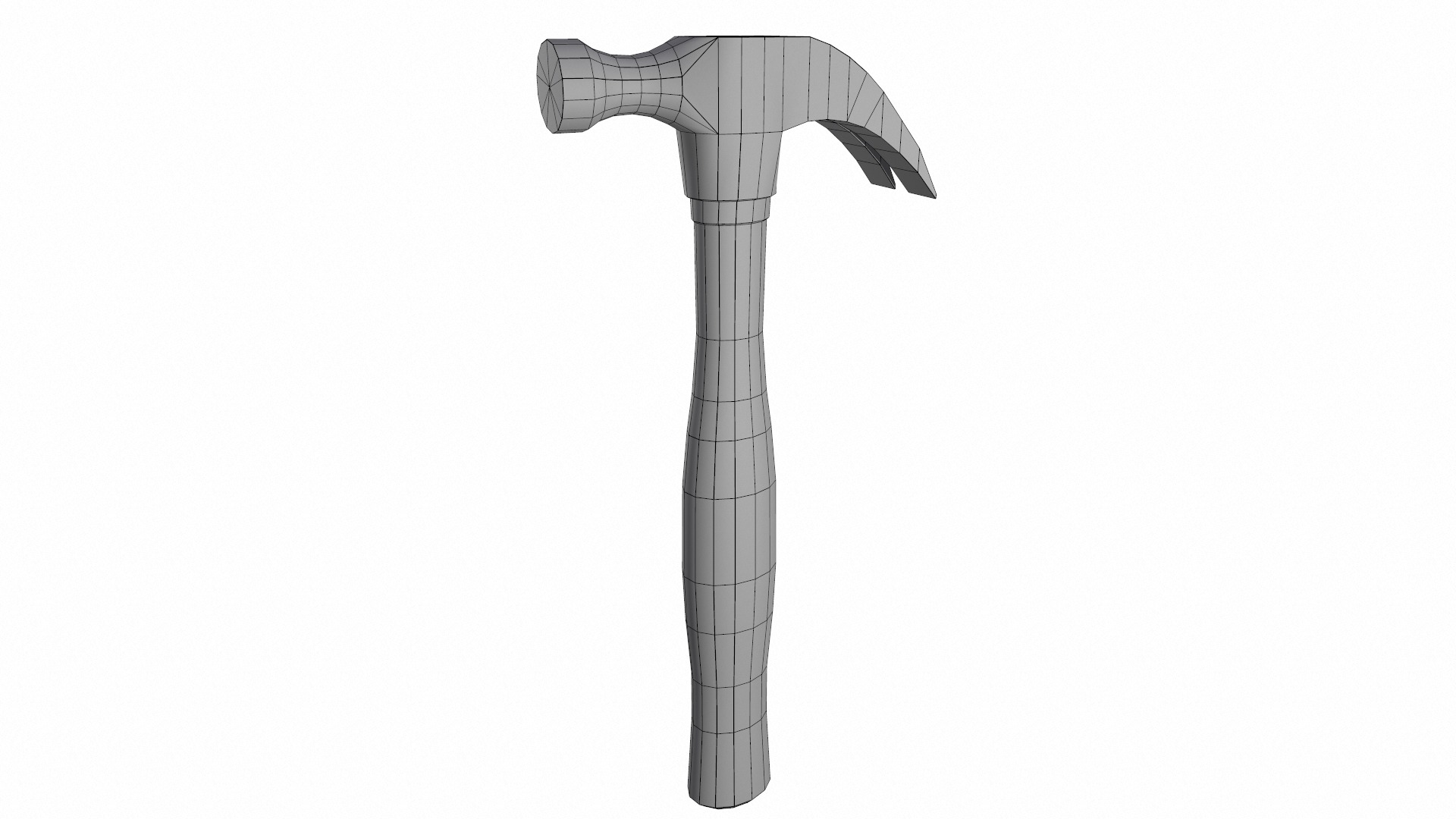 Hammer Low Poly  Low-poly 3D model_18