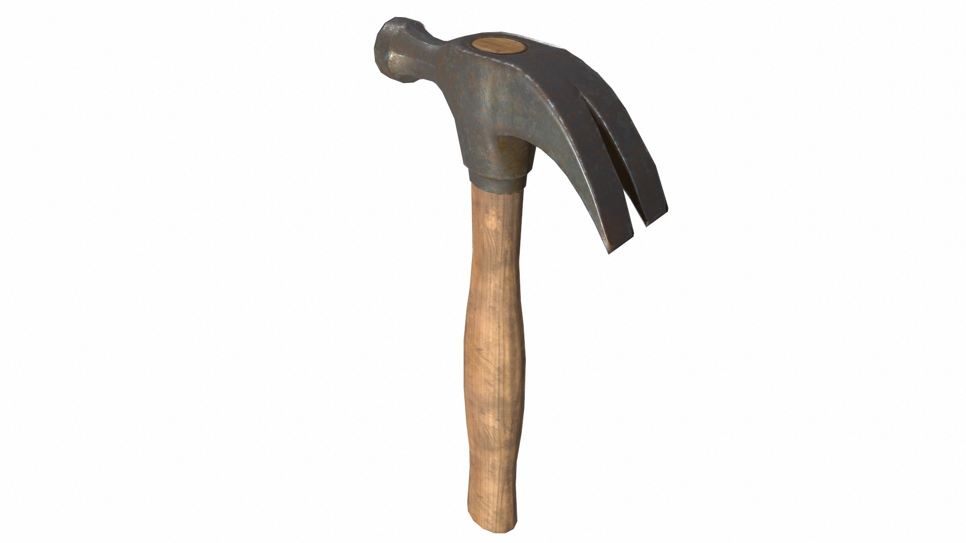 Hammer Low Poly  Low-poly 3D model_9