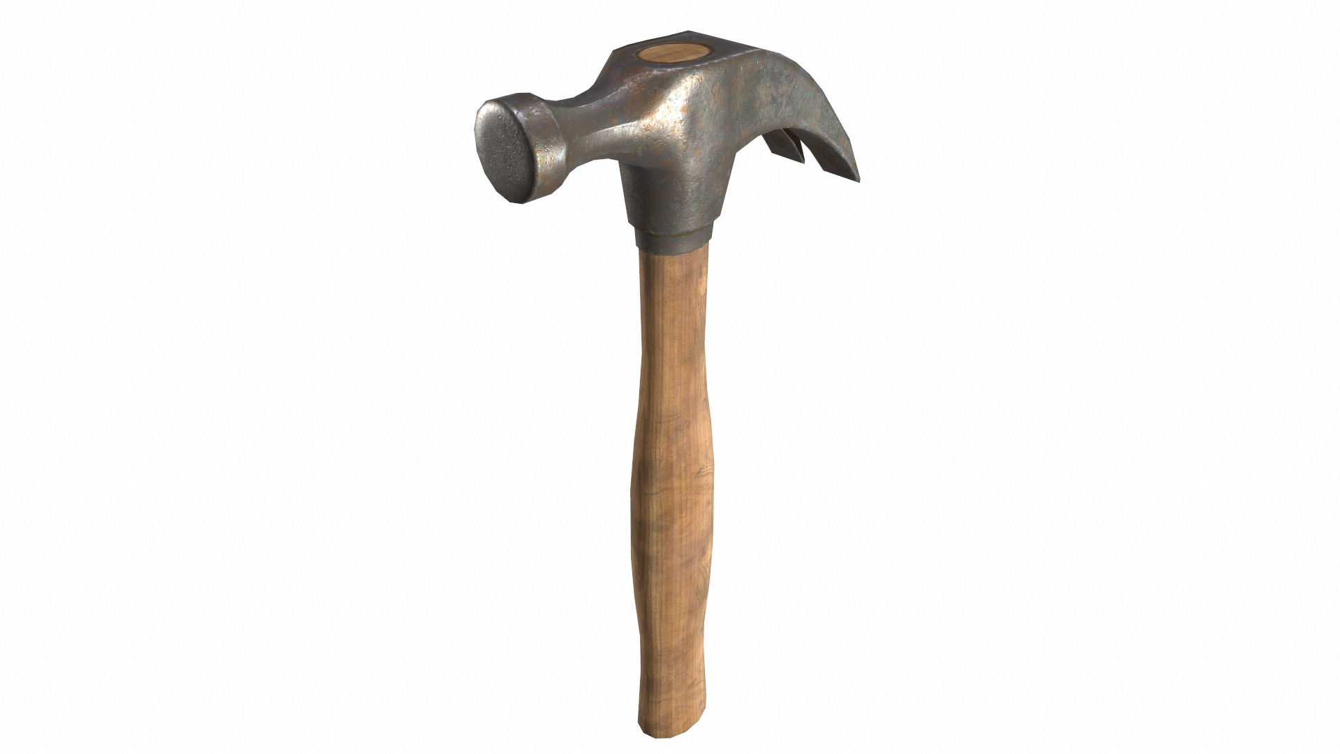 Hammer Low Poly  Low-poly 3D model_8