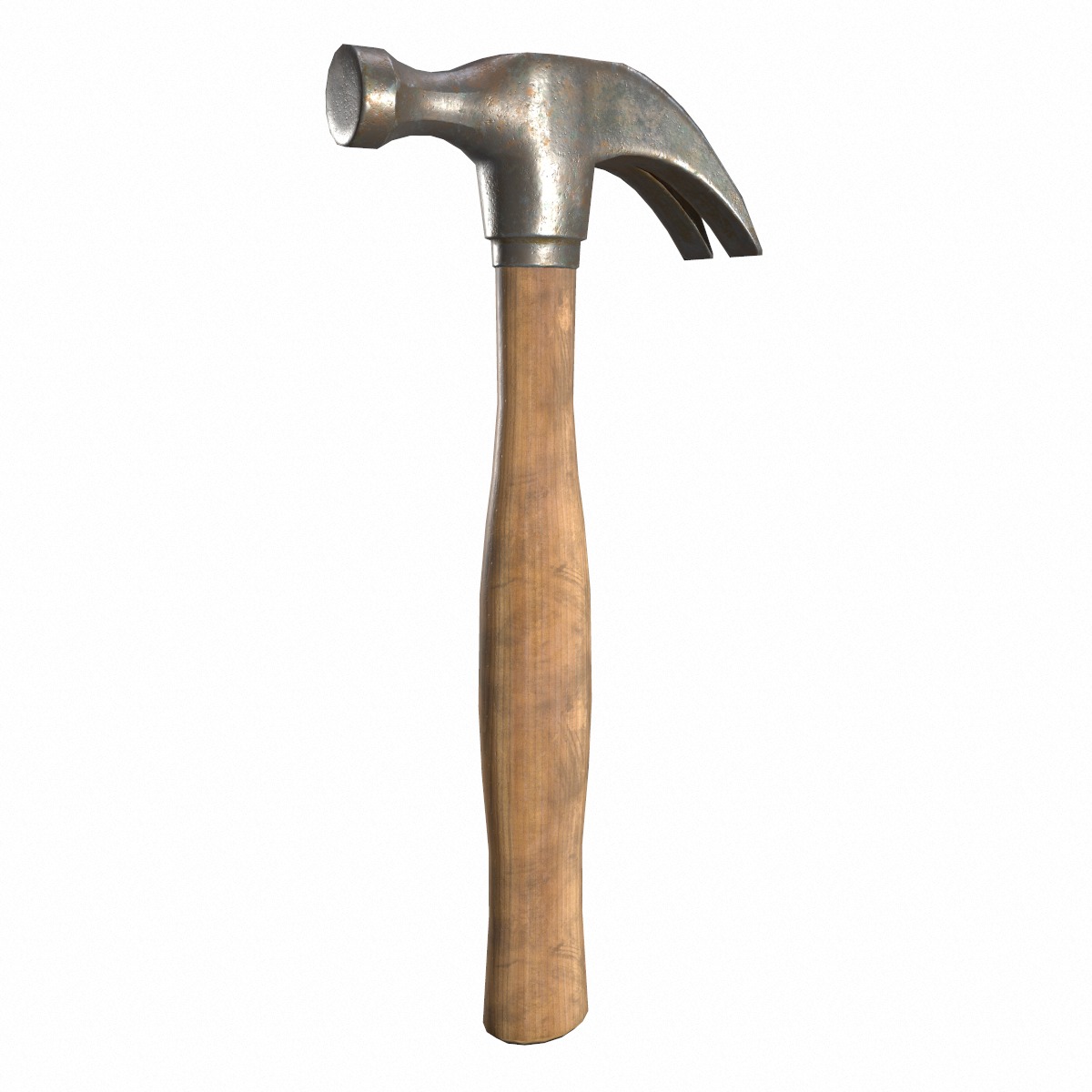 Hammer Low Poly  Low-poly 3D model_1