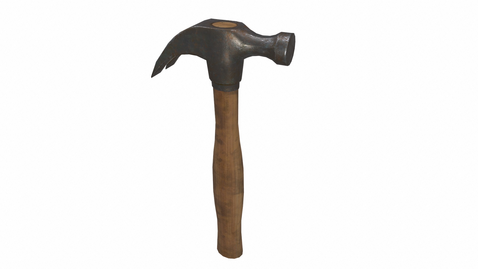 Hammer Low Poly  Low-poly 3D model_7