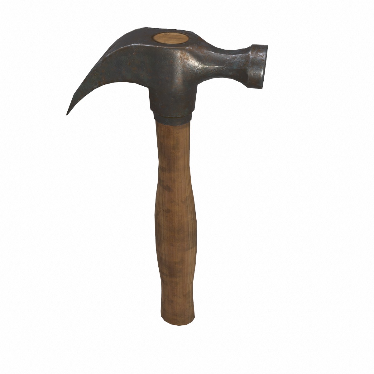 Hammer Low Poly  Low-poly 3D model_3