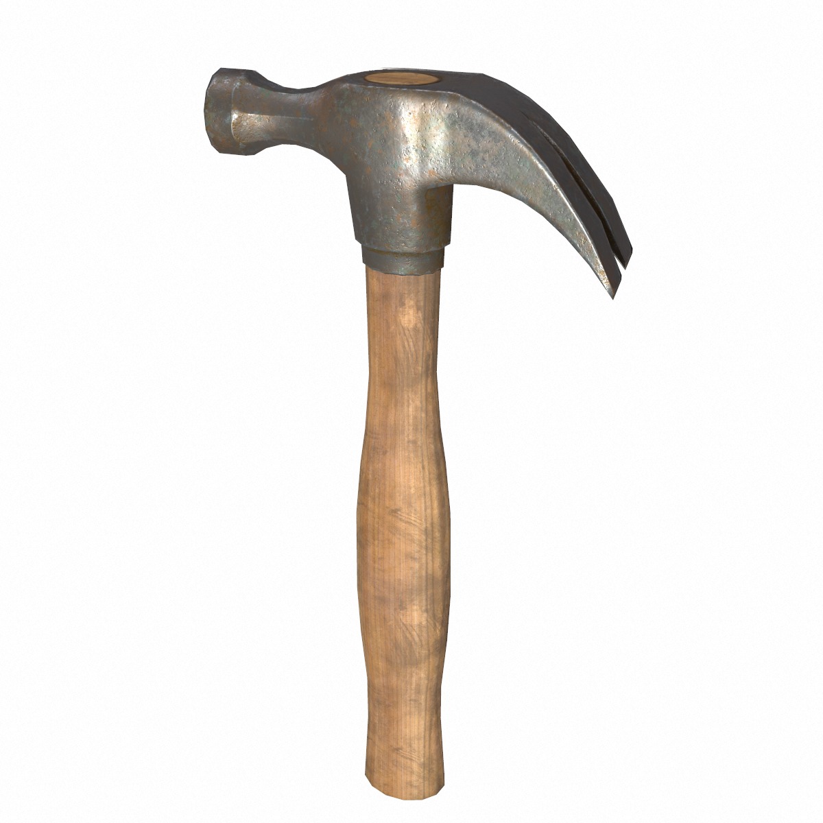 Hammer Low Poly  Low-poly 3D model_2