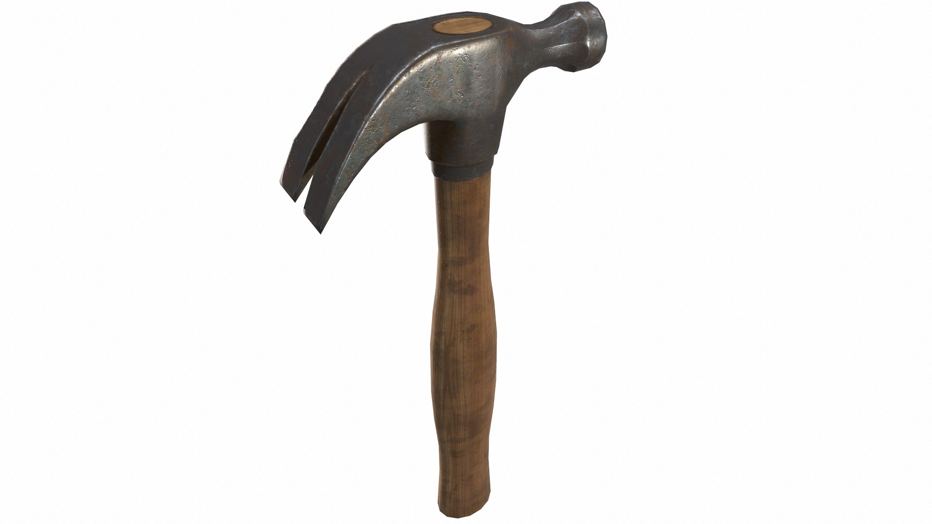 Hammer Low Poly  Low-poly 3D model_11