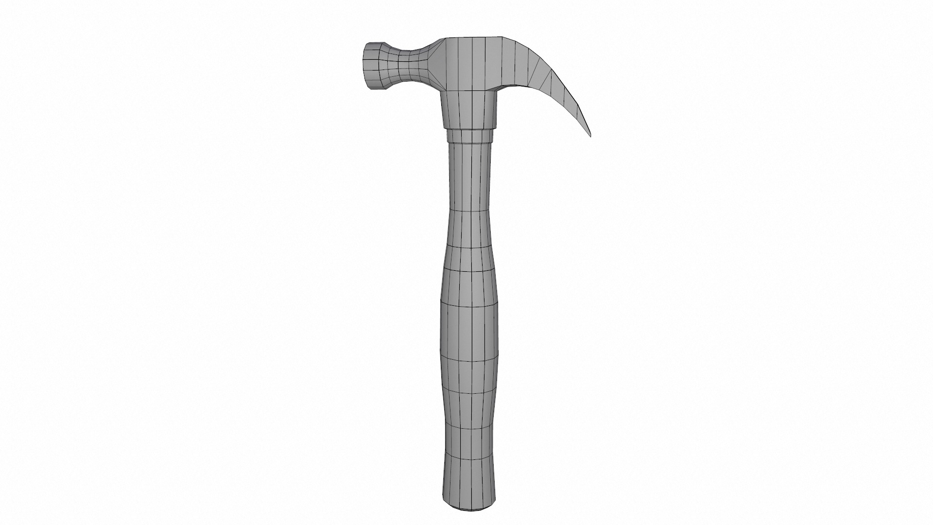 Hammer Low Poly  Low-poly 3D model_15