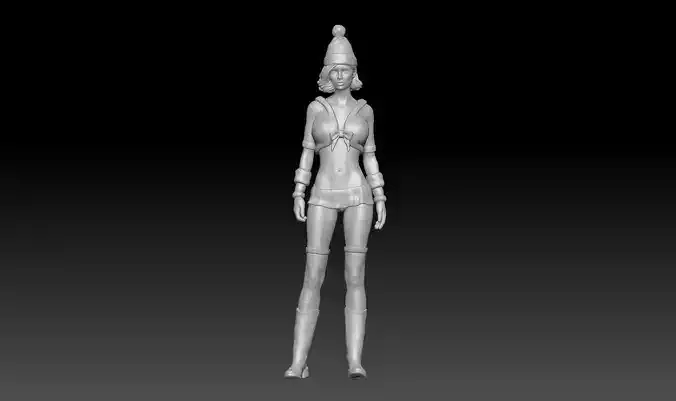 winter santa girl Aide-de-camp