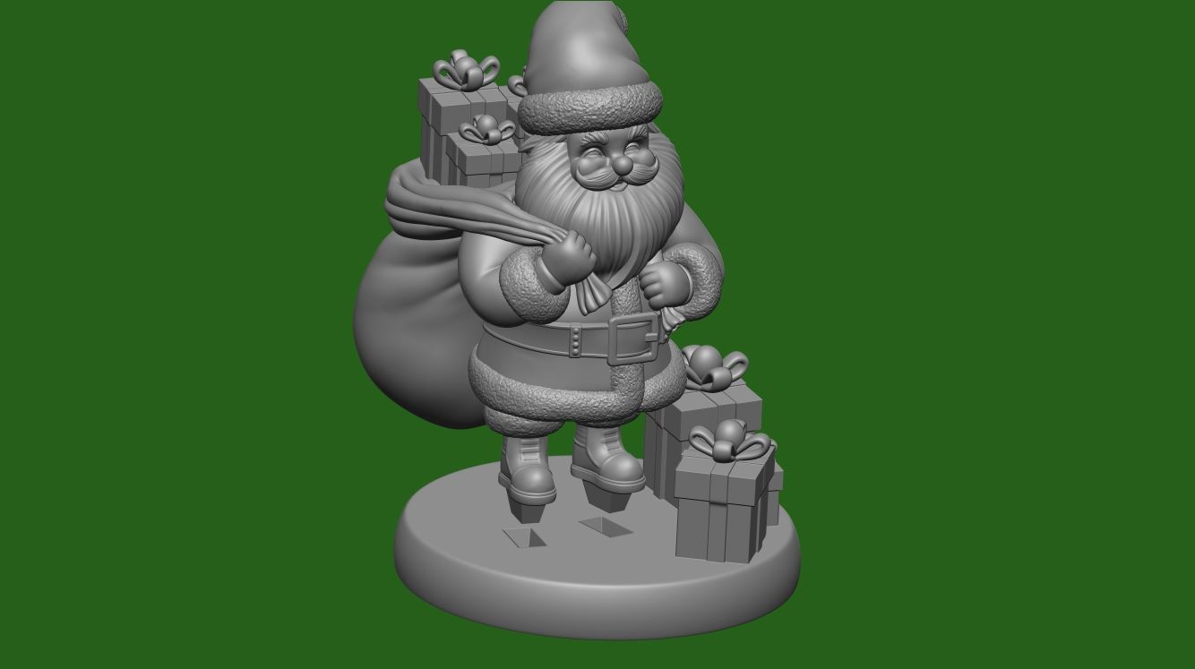 Santa Claus 3D Print Model STL 3D print model_7