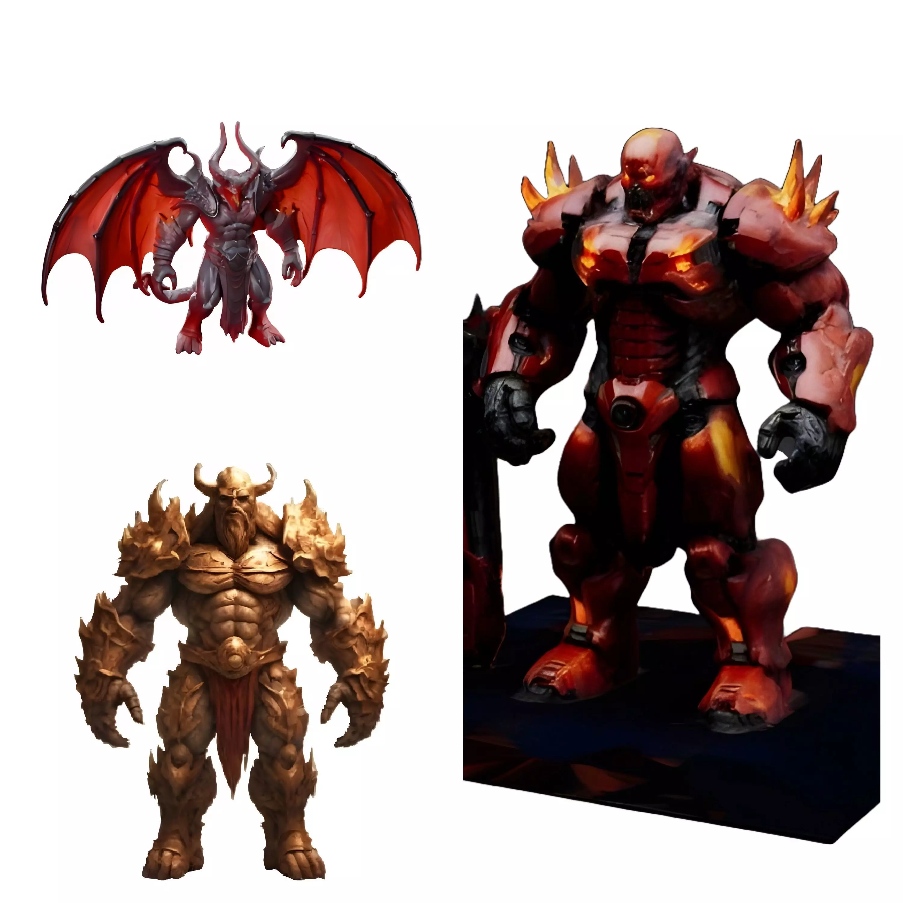 Molten Beasts Collection 3D print model_0