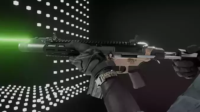 FPS Rifle Honey badge Animation Set