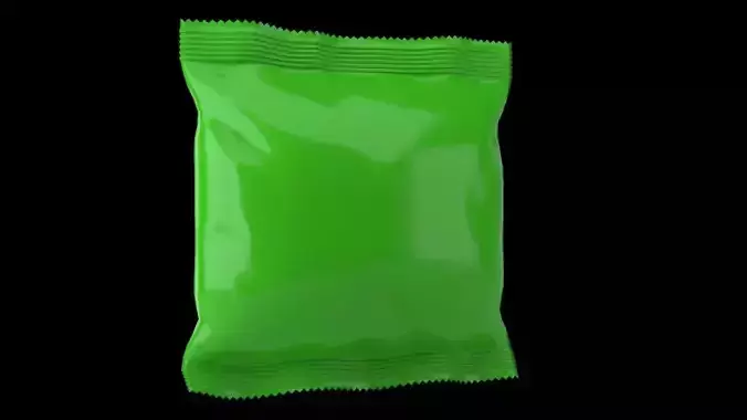 Packet 3D model 3D model