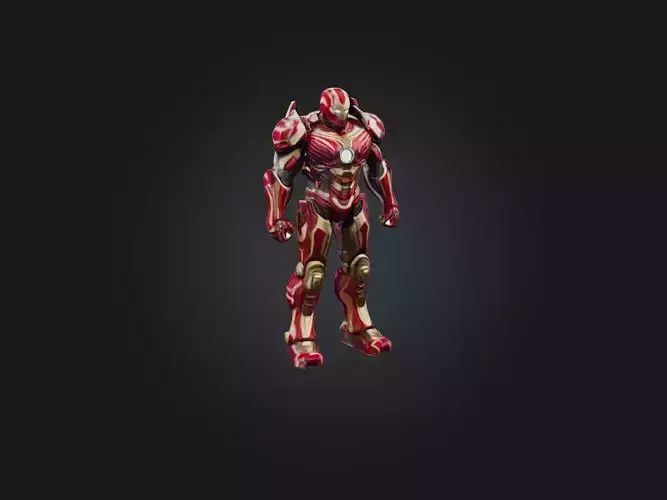 COOL IRONMAN MODEL Low-poly 3D model