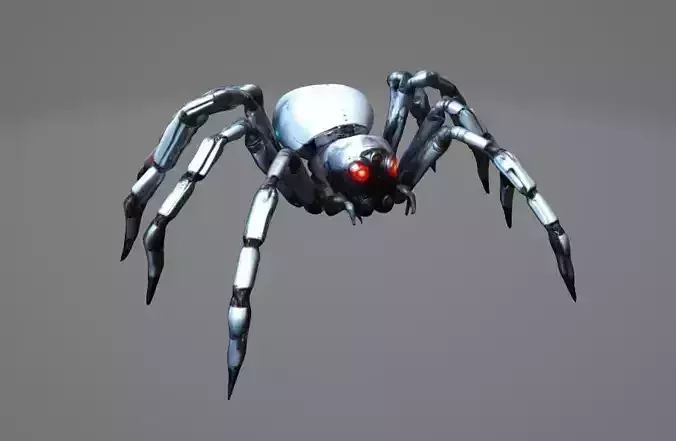 Cyberpunk Robot Spider 3D model