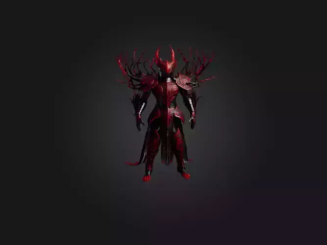 Creepy Guardian 3D Model